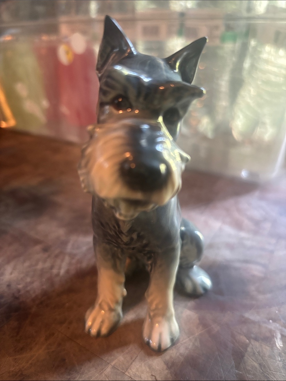 Goebel west Germany Schnauzer figurine rare Cottagecore